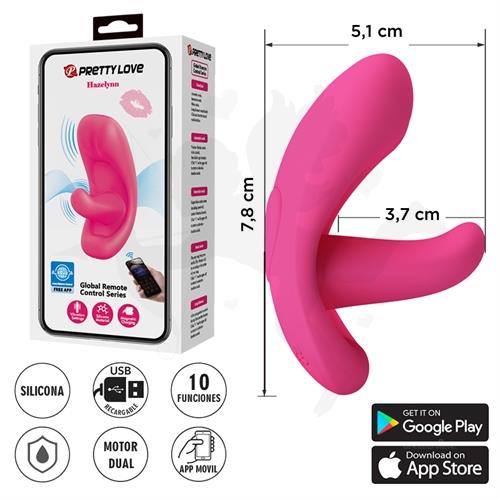 Soft Kissing Mouth: estimulador de silicona con doble motor, control por app y múltiples vibraciones